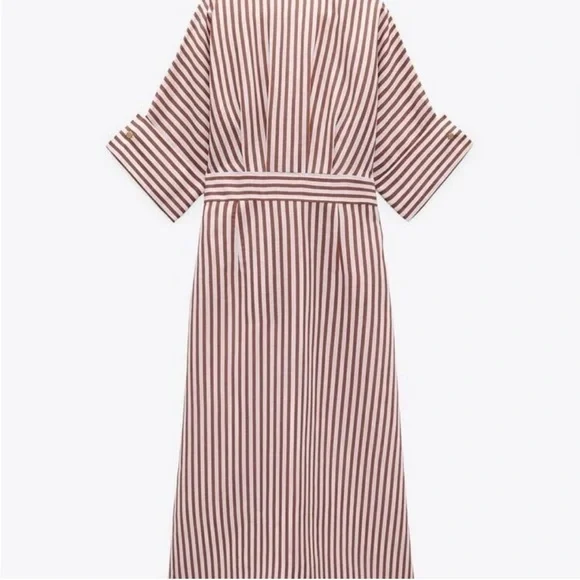 ZARA striped dress size xsmall - Picture 6 of 10